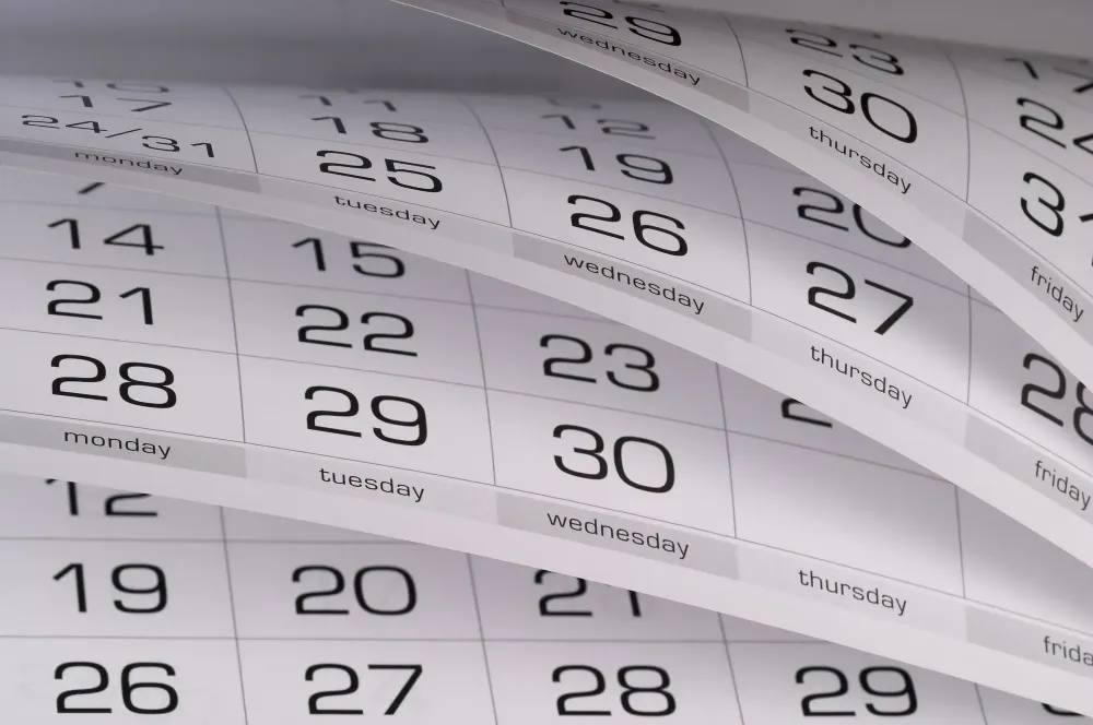 Calendar Cheapest Days to Fly